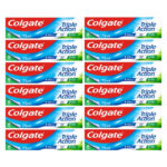 Colgate Triple Action Toothpaste, 12 x 75ml