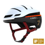 Livall EVO21 Smart Bike Helmet in Snow White