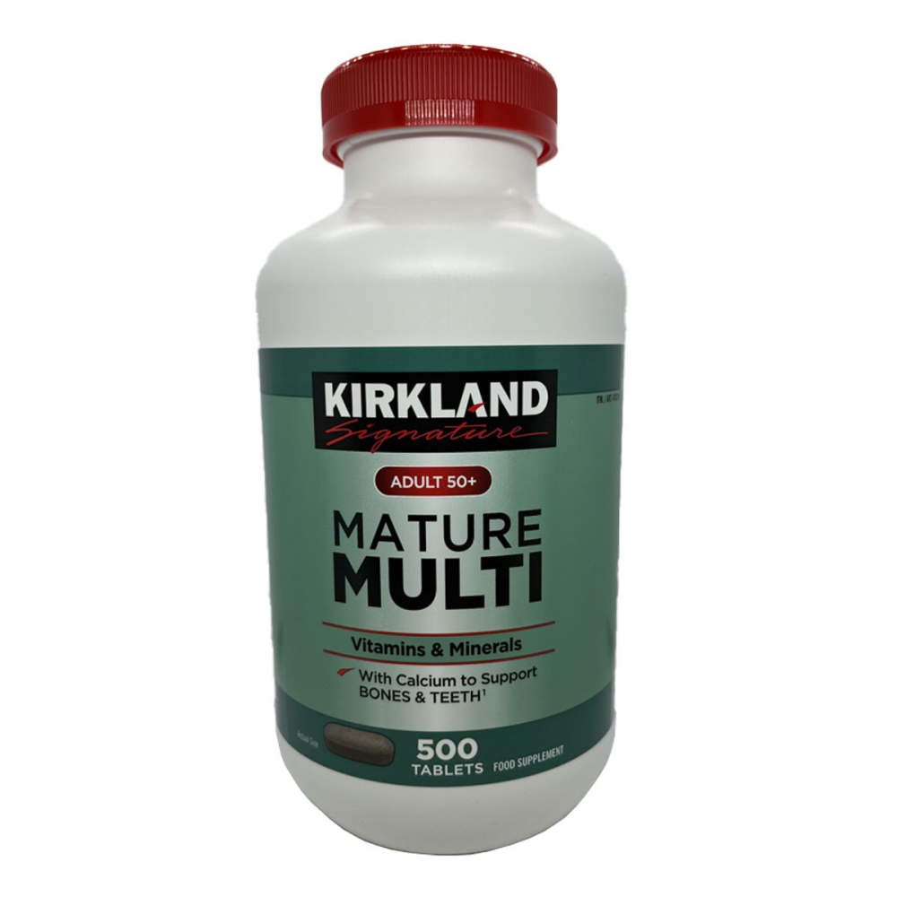 Kirkland Signature Mature Multi Vitamins 50+, 500 Count