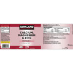 Kirkland Signature Calcium, Magnesium & Zinc, 600 Count - Image 2