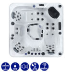 The Wellness Co Relax 9 57-Jet 5 Person Hot Tub - Delivered and Installed
