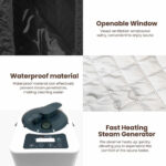 Vidalux Insta-Heat Indoor Portable Steam Sauna Pod - Image 5