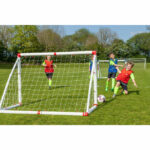 Samba 6' x 4' Football Goal Set with Carry Bag and Bibs - Image 3