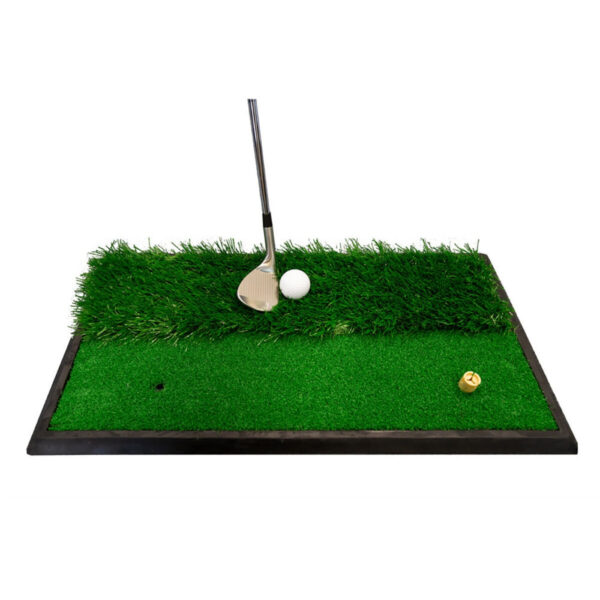 Longridge Dual Golf Practice Mat with Rubber Tee