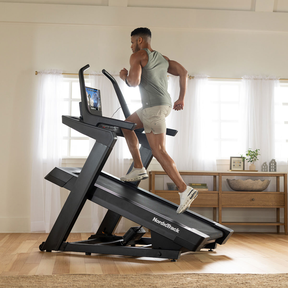 Installed Nordic Track X16 Incline Trainer Treadmill