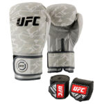 UFC Octagon Camo Boxing Gloves and UFC 4.5m Hand Wraps in 5 Sizes (8,10,12,14,16 oz) - Image 2