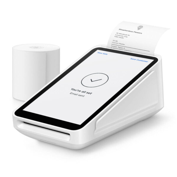 Square All-In-One Payment Terminal & 20 x Receipt Rolls Bundle