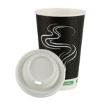 iECO Recyclable Triple Wall Hot Cups & Lids, 12oz, 100 Pack - Image 2