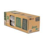 iECO Recyclable Triple Wall Hot Cups & Lids, 12oz, 100 Pack - Image 4