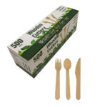 Love The Earth Wooden Cutlery Variety, 500 Pack - Image 2