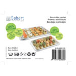 Sabert Rectangular Mix Platters, 10 Pack - Image 2