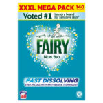 Fairy Non-Bio Washing Powder, 140 Wash