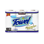 Kirkland Signature Kitchen Roll Towel, 4 x 3 x 80 Sheet Pack - Image 2