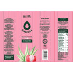Simplee Aloe Vera Lychee & Passionfruit Drink, 12 x 500ml - Image 2