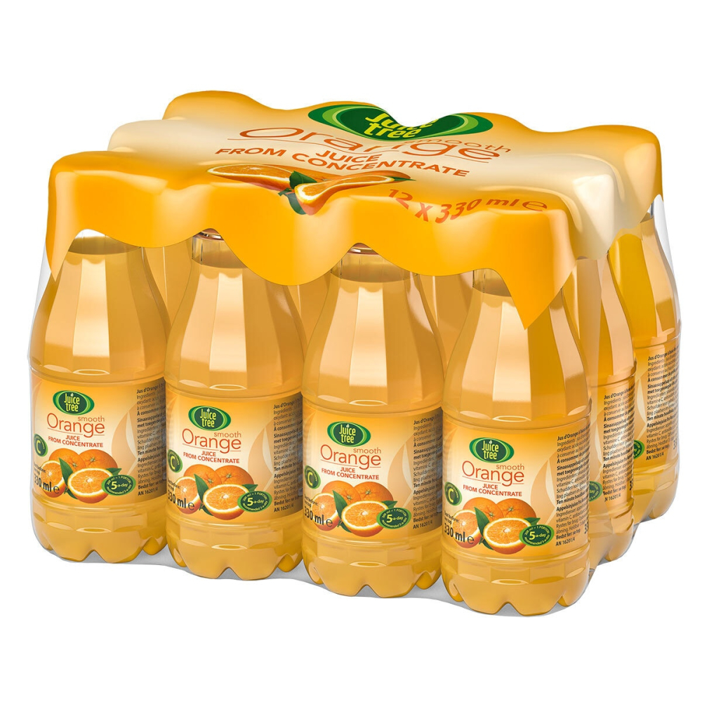 69480bb2ce5fe1ab793be805b6c244b76d84b07500dec44e507a7.jpg Juice Tree Orange Juice, 12 x 330ml - Image 1