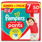 Pampers Baby Dry Pants Size 7, 54 x 50 Pack - Image 2