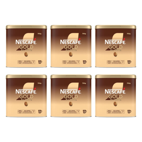 Nescafé Gold Blend Coffee Granules, 6 x 750g