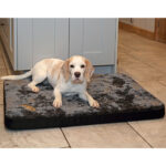 Snoozzzeee Dog Deluxe Reversible Pet Mat 28" x 39" in Grey - Image 3