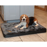 Snoozzzeee Dog Deluxe Reversible Pet Mat 28" x 39" in Grey - Image 10