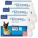 Effipro® Spot-On Flea and Tick Treatment for Large Dogs (20-40kg), 3 x 4 x 268mg