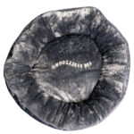 Snoozzzeee Deluxe Luxury Donut Pet Bed, 20.3cm x 63.5cm (8" x 25") in Black - Image 3