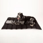 Scruffs Reversible Roll Up Travel Bed, 100cm x 70cm in Grey