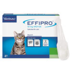 Effipro® Spot-On Flea and Tick Treatment for Cats (1kg+), 3 x 4 x 50mg - Image 2