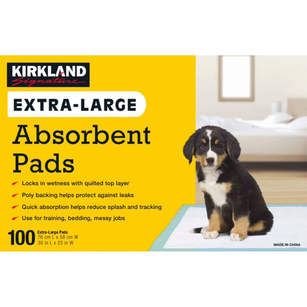 Kirkland Signature Extra Large Absorbent Pads, 76cm x 58cm - 100 Pack