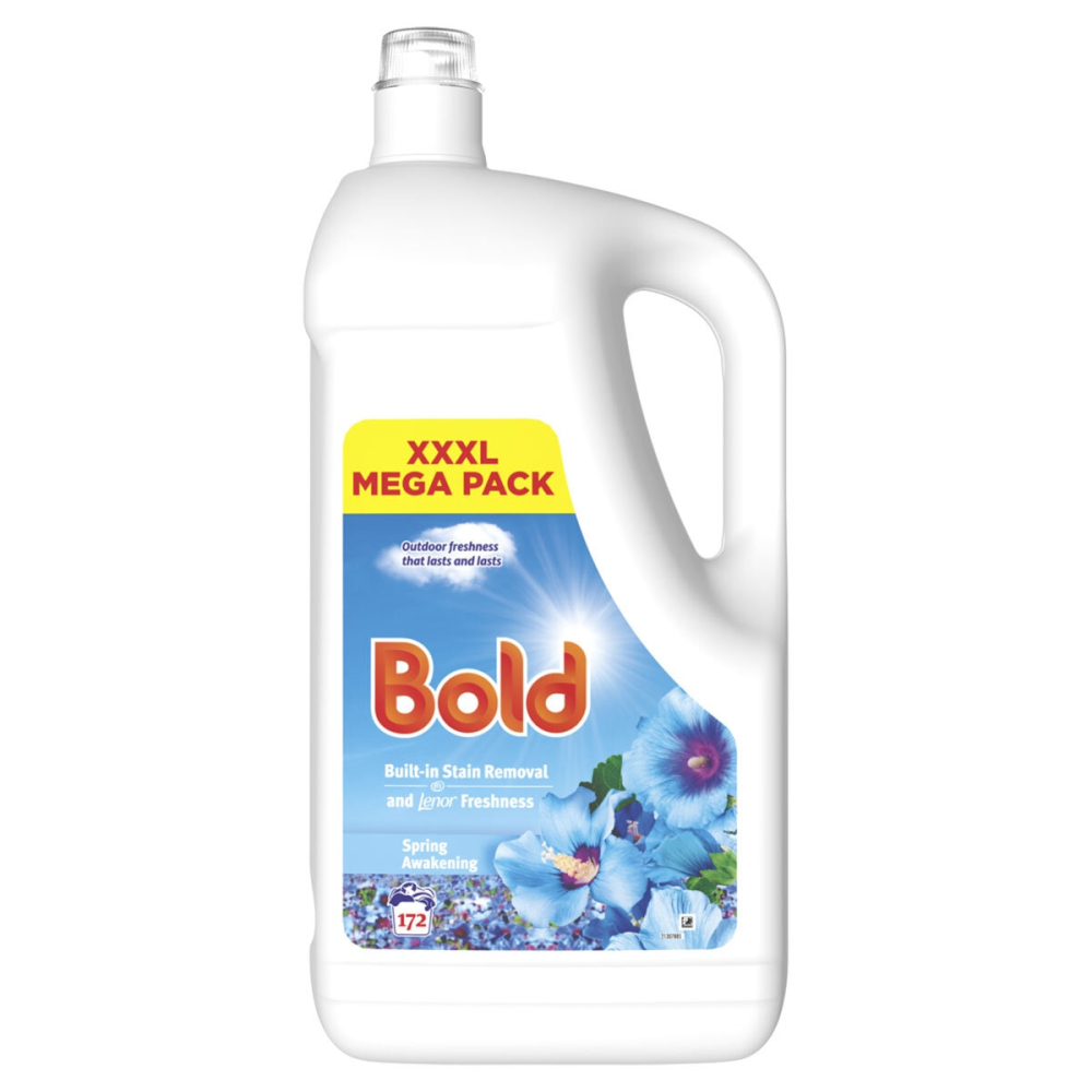 Bold Laundry Liquid Spring Awakening, 172 Wash, 4.988L