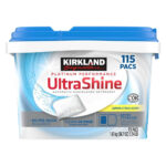 Kirkland Signature Ultra Shine Dishwasher Pacs, 115 Count - Image 2