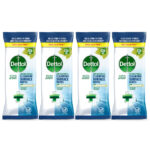 Dettol Biodegradable Antibacterial Wipes, 4 x 126 Pack