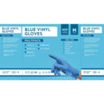 Jena Blue Vinyl Gloves, 400 Pack in 2 Options - Image 6