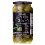 Kirkland Signature Spanish Queen Pimiento Stuffed Olives, 595g