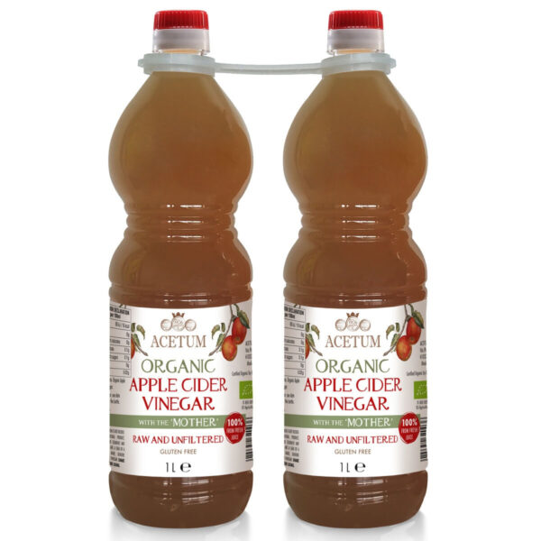 Acetum Organic Apple Cider Vinegar, 2 x 1L