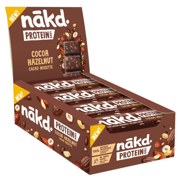 Nakd Protein Cocoa Hazelnut, 16 x 45g