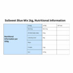 SoSweet Blue Sweet Mix, 1kg - Image 3