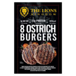 The Lions Kingdom Ostrich Burgers, 4 x 8 x 120g - Image 2