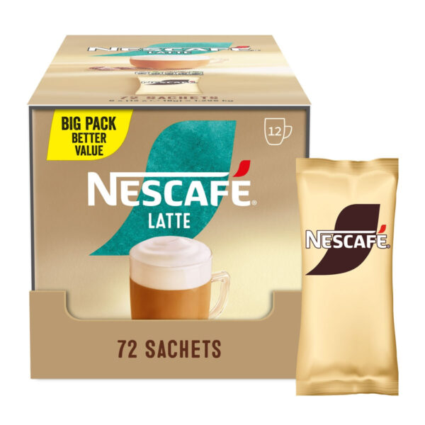 Nescafé Latte Sachets, 72 x 18g