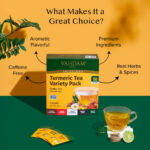 Vahdam Turmeric Tea Variety, 100 Pack - Image 4