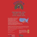 Peacock Premium USA Easy Cook Long Grain Rice, 20kg - Image 2