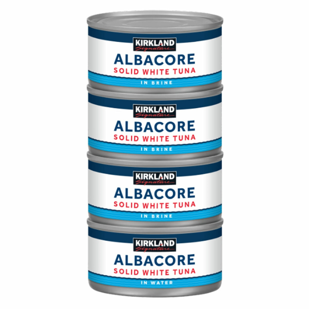 Kirkland Signature Albacore Solid White Tuna in Brine, 8 x 198g