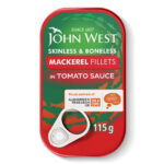 John West Mackerel Fillets in Tomato Sauce, 10 x 115g - Image 2