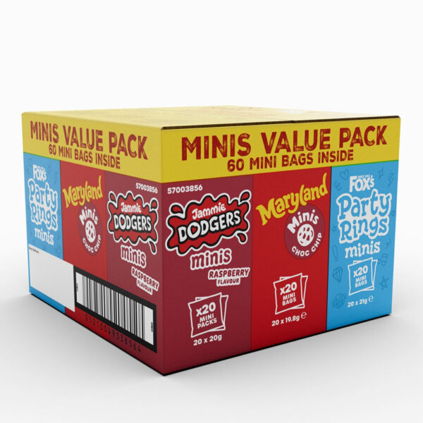Fox's Mini Biscuit Variety Box, 60 Pack