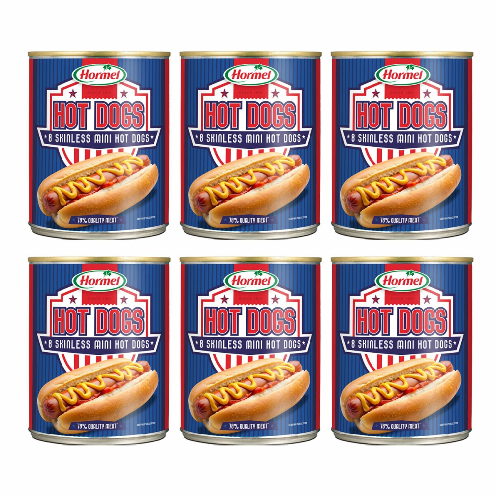 Hormel Hot Dogs, 6x405g