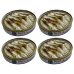 Baymar Gourmet Sardines in Olive Oil with Chilli Pepper, 4 x 150g