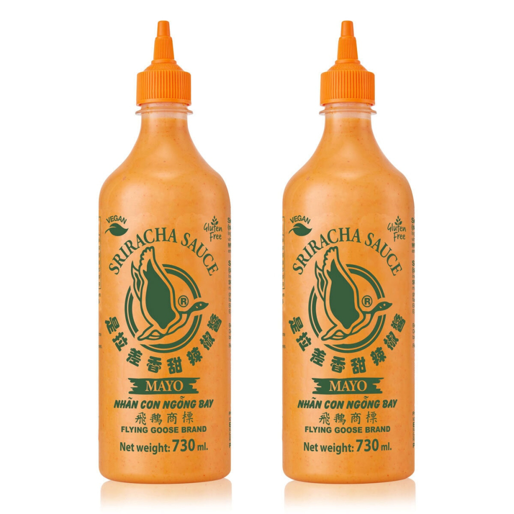 Flying Goose Sriracha Mayonnaise Sauce, 2 x 730ml