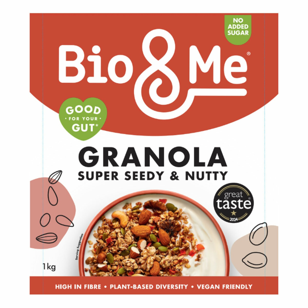 Bio & Me Granola Super Seedy & Nutty, 1kg