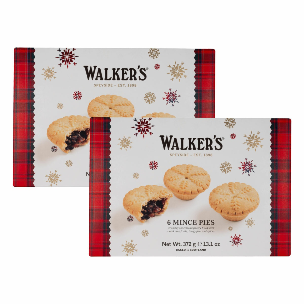 Walkers Mince Pies, 2 x 6 Pack