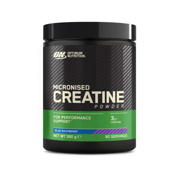 Optimum Nutrition Micronised Creatine Powder - Blue Raspberry 2 x 360g