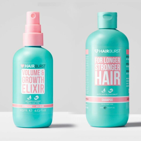 Hairburst, Shampoo & Hair Elixir, Volume & Growth Duo
